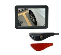 Retrocamera Telecamera Per Angolo Cieco Con Display Digitale A Specchio DVR Con Doppia Lente 5 Pollici Auto E Interruttore A Pulsante CH1/CH2 Backup Camera(Left Side Black)