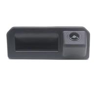 Retrocamera Telecamera Posteriore AHD 1080P Per Auto, Telecamera Per Retromarcia, Maniglia Del Bagagliaio, Per Cayenne 2017, 2018 E 2019 Retrocamera Auto(Fixed ruler line)