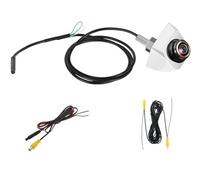 Retrocamera Telecamera Posteriore Fish Eyes Gold AHD O CVBS 1080P Full HD 170° Grandangolare Per Visione Notturna Retrocamera Auto(White-CVBS-CCD)