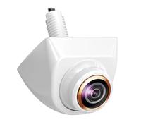 Retrocamera Telecamera Posteriore Per Auto AHD 1920x1080P, Obiettivo Fisheye Dorato Da 170°, Telecamere Per La Retromarcia Del Veicolo G899 Retrocamera Auto(White-CVBS-AHD720P)