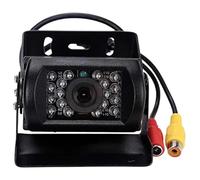Retrocamera Telecamera Retromarcia Per Auto A 18 LED Visione Notturna A Infrarossi Per Autobus Camion Camper Furgone(4 PIN)