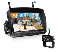 Retrocamera Wireless con Rilevamento AI e Allarme Acustico Telecamera Posteriore