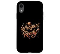 Retrograde Ready Astrology Space Planet Design Custodia per iPhone XR