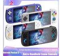 Retroid Pocket 5 Console di gioco portatile SD865 schermo Oled HD da 5.5 pollici Bluetooth 5.1 Android 13 5000mAh lettore di videogiochi retrò