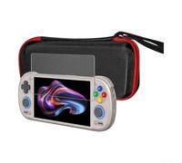 Retroid Pocket 6 Custodia rigida in EVA Style Protection - Custodia da trasporto personalizzata con protezione dello schermo e morbida per paraurti in TPU - Organizer portatile per dischi di gioco e