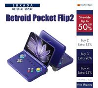 Retroid Pocket Flip2 Palmare Android SD865/5.5"1080p Oled Wifi6 Console di gioco portatile portatile con Hall Rockers Custo