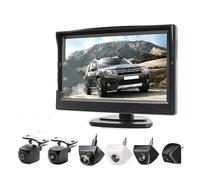 Retromarcia Monitor AHD IPS Da 5 Pollici 1920 * 1080P Telecamera Per Retromarcia Per Veicolo Con Visione Notturna Starlight Da 170 Gradi Ad Alta Definizione Telecamera Backup(AT501 and AHD817)