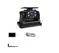 Retromarcia Telecamera Backup Wireless Solare Con Allarme A Montaggio Magnetico Vista Anteriore/posteriore Mobile Per APP Android Per Camion Autobus Camper Telecamera Backup
