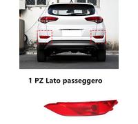 Retronebbia paraurti posteriore destro rosso per Hyundai Tucson 2015-2018