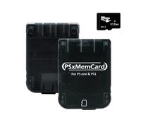 RetroScaler - Scheda di memoria PS1, supporta l'aggiornamento del firmware e il salvataggio dei dati, include una scheda Micro SD da 512 MB, per console di gioco PS1 e PS One