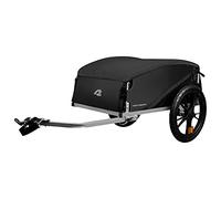 Retrospec Rover Hauler Cargo Bike Trailer | Telaio pieghevole e tessuto resistente alle intemperie | Grande portapacchi | Adatto per ruote da 20 a 29 pollici | Nero