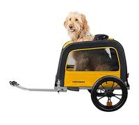 Retrospec Rover Hauler - Rimorchio per cani di piccola e media taglia, telaio pieghevole con ruote da 40,6 cm, pavimento antiscivolo e guinzaglio interno, sole, taglia unica