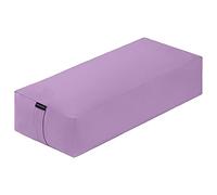 Retrospec Sequoia - Cuscino da yoga per la meditazione per lo yoga, include fodera in 100% cotone lavabile in lavatrice e manico resistente, rettangolare, glicine