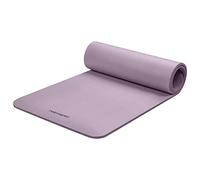 Retrospec Solana - Tappetino da yoga spesso 1,27 cm, con cinturino in nylon, per uomini e donne, antiscivolo, per yoga, pilates, stretching, allenamento a pavimento e fitness, colore: viola foschia