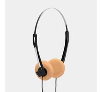 Retrospekt Cuffie on-ear in schiuma retrò - Cuffie on-ear cablate con cuscinetti in schiuma - jack da 3,5 mm per lettori di cassette, walkman, boombox e altro - stile vintage (pesca)