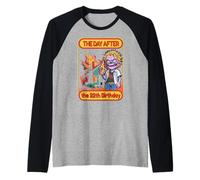 Retrostampa: detti Divertenti, Il Giorno Dopo Il 22° Compleanno Maglia con Maniche Raglan