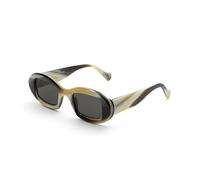 Retrosuperfuture Unisex Retrosuperfuture 20P TUTTO CORNO Occhiali da sole Acetato Multi-colore Grigio Geometrica Normale