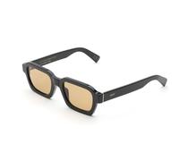 Retrosuperfuture Unisex Retrosuperfuture 4KJ CARO REFINED Occhiali da sole Acetato Nero Marrone Squadrata Normale