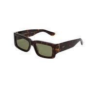 Retrosuperfuture Unisex Retrosuperfuture 7IO NOTTE HAVANA Occhiali da sole Acetato Havana Verde Squadrata Normale