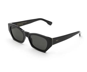 Retrosuperfuture Unisex Retrosuperfuture B3L AMATA BLACK Occhiali da sole Acetato Nero Nero Geometrica Normale