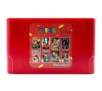 Retrotech Super 64 più 340 in 1 multi cartuccia del gioco per la console del videogioco di Nintendo N64