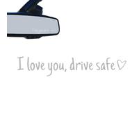 Retroview Mirror Decal - Adesivo automatico impermeabile resistente, segno di sicurezza riflettente per veicoli | Promemoria a bordo, adesivi a specchio decorativo automatico, avviso di strada visibil