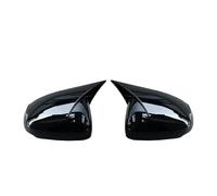 Retrovisore Calotta Specchietto Retrovisore Auto Per Mercedes Per Benz Classe A W177 2018 A180 A200 Cover Esterna Protettiva Per Decorazione Auto Esterni Shell(Nero lucido)