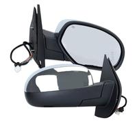 Retrovisore Completo Per Chevy Per Avalanche Per Tahoe Per Suburban Per Silverado Fold Specchietto Laterale Riscaldato(2pcs chrome)