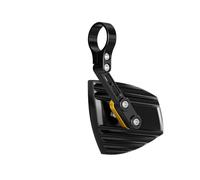 Retrovisore Contrappeso Manubrio Highsider Pro Wave-Nero/Oro Per Moto