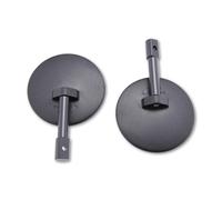HIGHSIDER smart Bar End Specchio SuperBike Nero (Coppia), nero