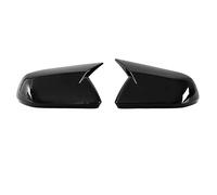 Retrovisore Coperchio Per Ford Per Mustang 2015-2022 Versione USA Calotta Specchietto Retrovisore Laterale Con Senza Alloggiamento Luce Di Segnalazione(2-Glossy Black)