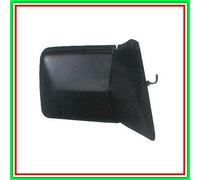 Retrovisore Destro A Leva-Nero-Convesso-Blu Mercedes Classe E (W124)-(Anno 1984-