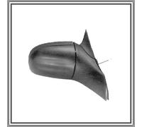 Retrovisore Destro A Leva-Nero-Convesso-Cromato Opel Corsa B-(Anno 1993-1997)