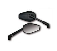 HIGHSIDER smart Specchietto Manubrio Booster 2 Nero (Coppia), nero