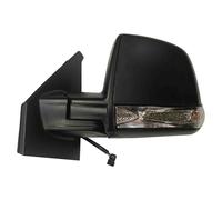 MAX! Specchietto retrovisore esterno MAX MFT407-L elettrico sinistro nero per Fiat Doblo, Opel Combo