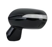 Retrovisore Esterno Specchietto Retrovisore Laterale 5 PIN Regolazione Elettrica Dell'angolazione LED Lente In Vetro Per Lampada Di Direzione Per FIT Per JAZZ Per CITY(5pins black L)