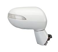 Retrovisore Esterno Specchietto Retrovisore Laterale 5 PIN Regolazione Elettrica Dell'angolazione LED Lente In Vetro Per Lampada Di Direzione Per FIT Per JAZZ Per CITY(White right)
