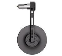 HIGHSIDER CONERO EVO BLACK EDITION specchietto terminale manubrio, lungo, nero