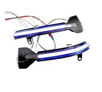 Retrovisore Indicatore Direzione Luce Indicatore Direzione Dinamico LED Per Specchietto Retrovisore Laterale Per BMW Serie 5 6 7 F10 F11 F07 F06 F12 F13 F01 F02(Blue-yellow)