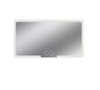 Retrovisore Interno Auto Specchio Per Il Trucco Interno Con Visiera Parasole Due Colori Regolazione Touch Screen Luce Dimmerabile Ricaricabile Tramite USB