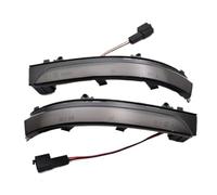 Retrovisore Laterale Lampada Segnalazione Indicatore Direzione Dinamico LED Per Specchietto 5C6949101 GOL G6 G7 G8 FOX POLO Per Golf 4.5 Per Vento Per Voyage Per Saveiro(Dynamic Smoked)