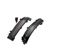 Retrovisore Laterale Lampada Segnalazione Per GOL G6 G7 G8 FOX POLO Per Golf 4.5 Per Vento Voyage Saveiro CrossFox Dinamico LED Lampeggiante Freccia Retrovisore(Dynamic Smoked black)