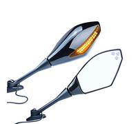 Retrovisore laterale Moto Ambra Indicatori Di Direzione Luci Specchietti Retrovisori Laterali Con A Freccia Adatti Per Da Corsa Sport Bike