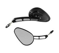 Retrovisore laterale Specchietti Laterali Per Specchietto Retrovisore Moto Per Harley CVO Road Glide Ultra FLTRUSE 2011 2015-2017 Per Night Rod Special VRSCDX 2007-2017 2016(Black)