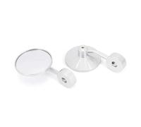 Retrovisore laterale Specchietti Retrovisori Per Moto Per BMW R Per NINE T Per Scrambler Specchietto Retrovisore CNC Per Estremità Del Manubrio Laterali Per Della(Silver)