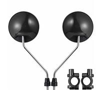 Retrovisore laterale Specchietti Retrovisori Per Moto Specchietto Retrovisore Manubrio Girevole Regolabile Per Scooter Mountain Bike(Black)