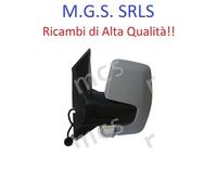 Retrovisore luce di direzione manuale spec curvo SX FORD TRANSIT CUSTOM (04/12>)