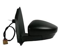 RETROVISORE MECCANICO SINISTRO NERO CON PRIMER ASFERICO CON FANALINO INTEGRATO C
