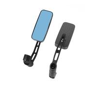 Retrovisore moto 2 Pezzi Accessori Moto Specchi Retrovisori Laterali Modificati Quadrati 8mm 10mm Universali Per Specchietti Manubrio Per Handle Bar End