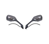 Retrovisore moto Moto Specchietto Retrovisore Luce Di Retrovisione Per GSXR600 GSXR750 GSXR1000 K6 2006 2008-2016 Handle Bar End Specchi Specchio Laterale